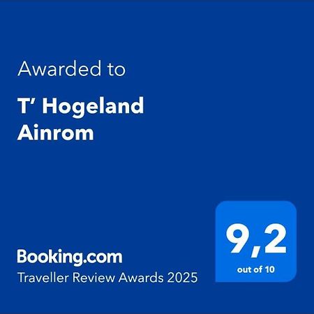 T’ Hogeland Ainrom Bed and Breakfast Eenrum Eksteriør billede